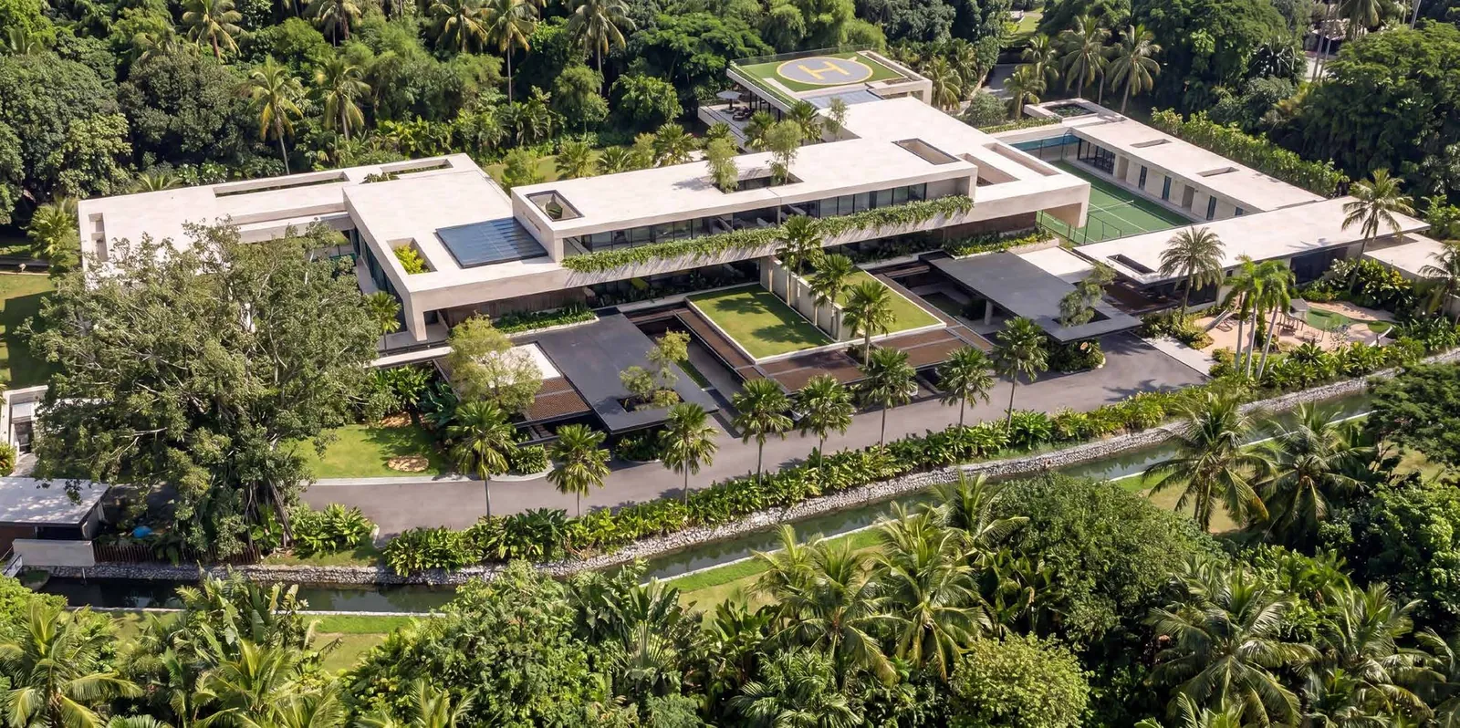 A Sukyf estate from the air